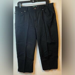 Lauren Ralph Lauren Jeans Co. Black Cropped Jeans (Size 14)